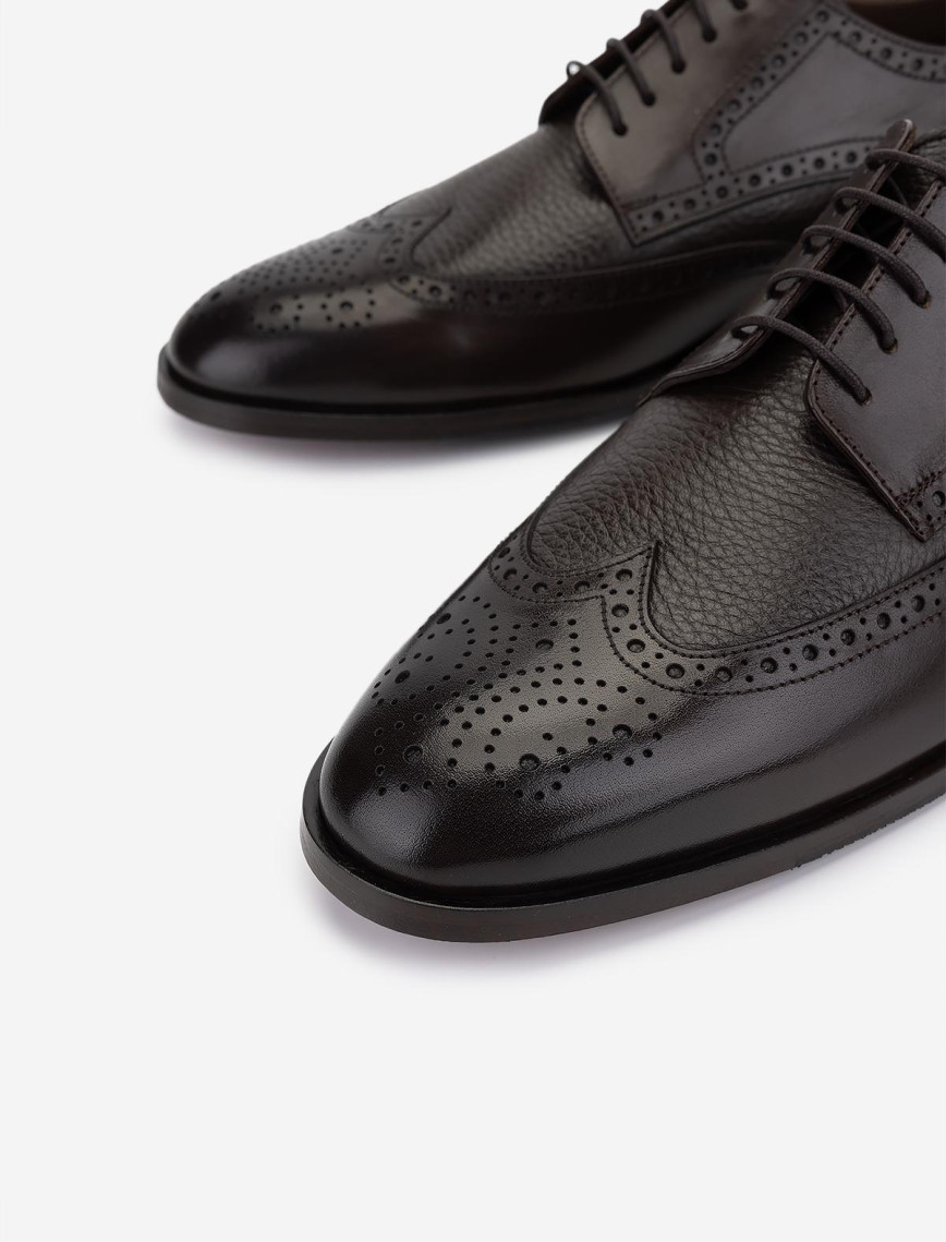 Valmenti Erkek Hakiki Deri Kahverengi Klasik Ayakkabı Valmenti Erkek Hakiki Deri Kahverengi Klasik Ayakkabı