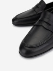 Valmenti Erkek Hakiki Deri Siyah Loafer Ayakkabı