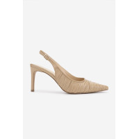 Valmenti Kadın Hakiki Deri Bej Topuklu Ayakkabı Valmenti Kadın Hakiki Deri Bej Topuklu Ayakkabı