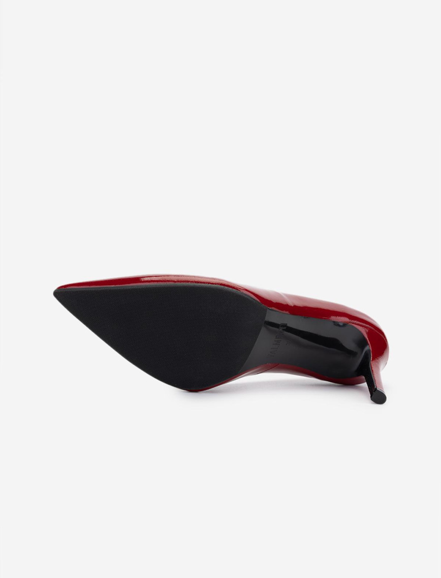 Valmenti Kadın Hakiki Deri Kırmızı Topuklu Ayakkabı Valmenti Kadın Hakiki Deri Kırmızı Topuklu Ayakkabı