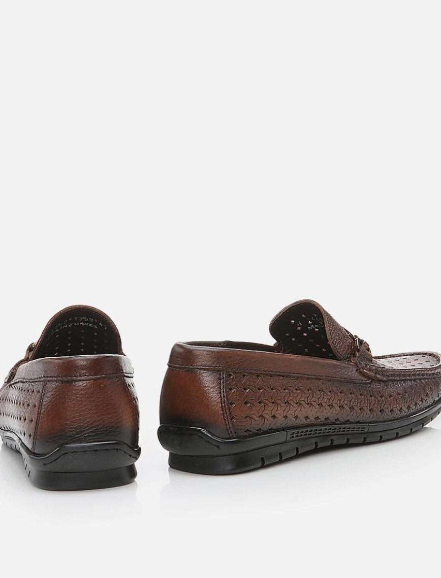Erkek Deri Kahverengi Loafer Erkek Deri Kahverengi Loafer