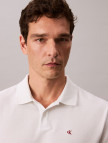 Calvin Klein Casual Pique Classic Erkek Beyaz Polo
