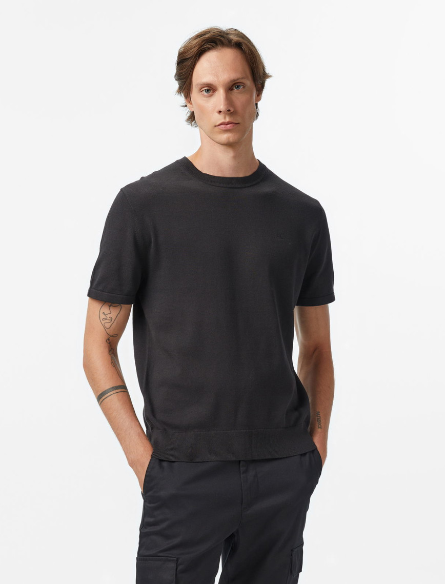 Calvin Klein Supima Cotton Erkek Siyah Kazak Calvin Klein Supima Cotton Erkek Siyah Kazak