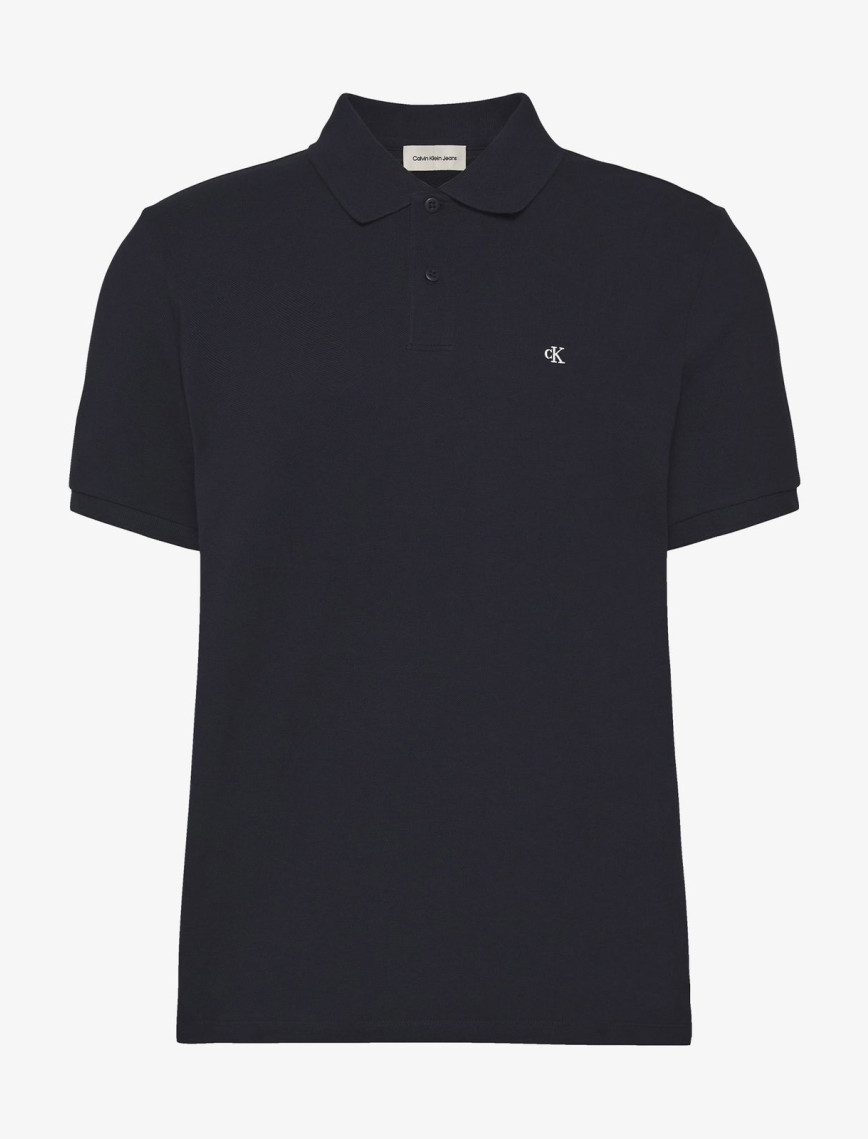 Calvin Klein Casual Pique Classic Erkek Mavi Polo