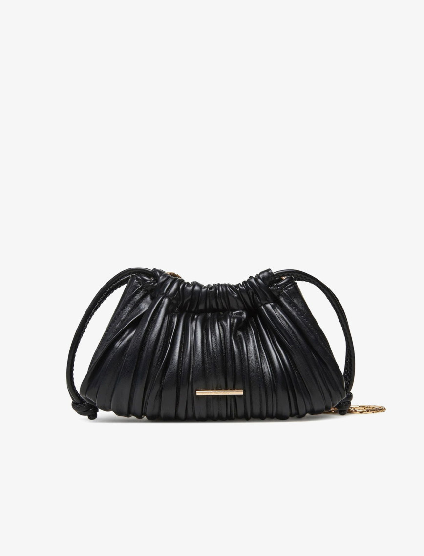 Calvin Klein Drawstring Plisse Mini Kadın Yeşil El Çantası Calvin Klein Drawstring Plisse Mini Kadın Yeşil El Çantası