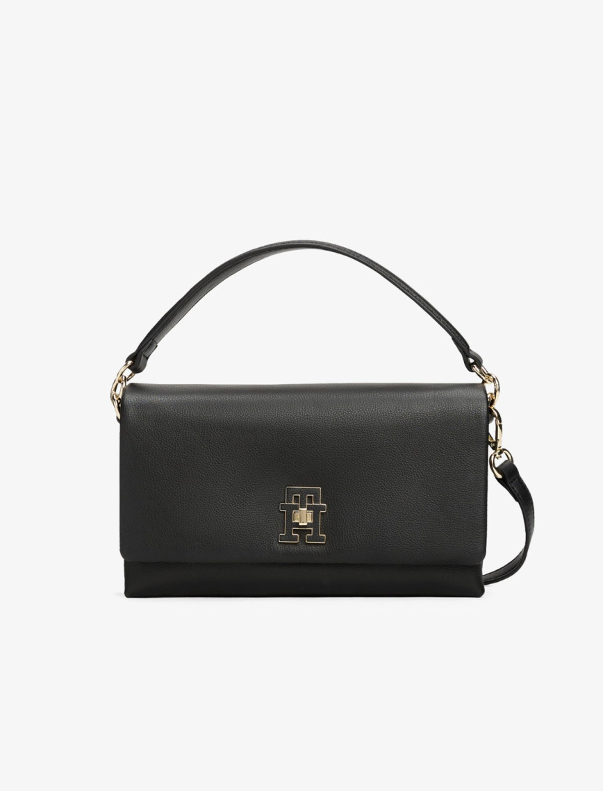 Tommy Hilfiger Modern Kadın Siyah El Çantası Tommy Hilfiger Modern Kadın Siyah El Çantası