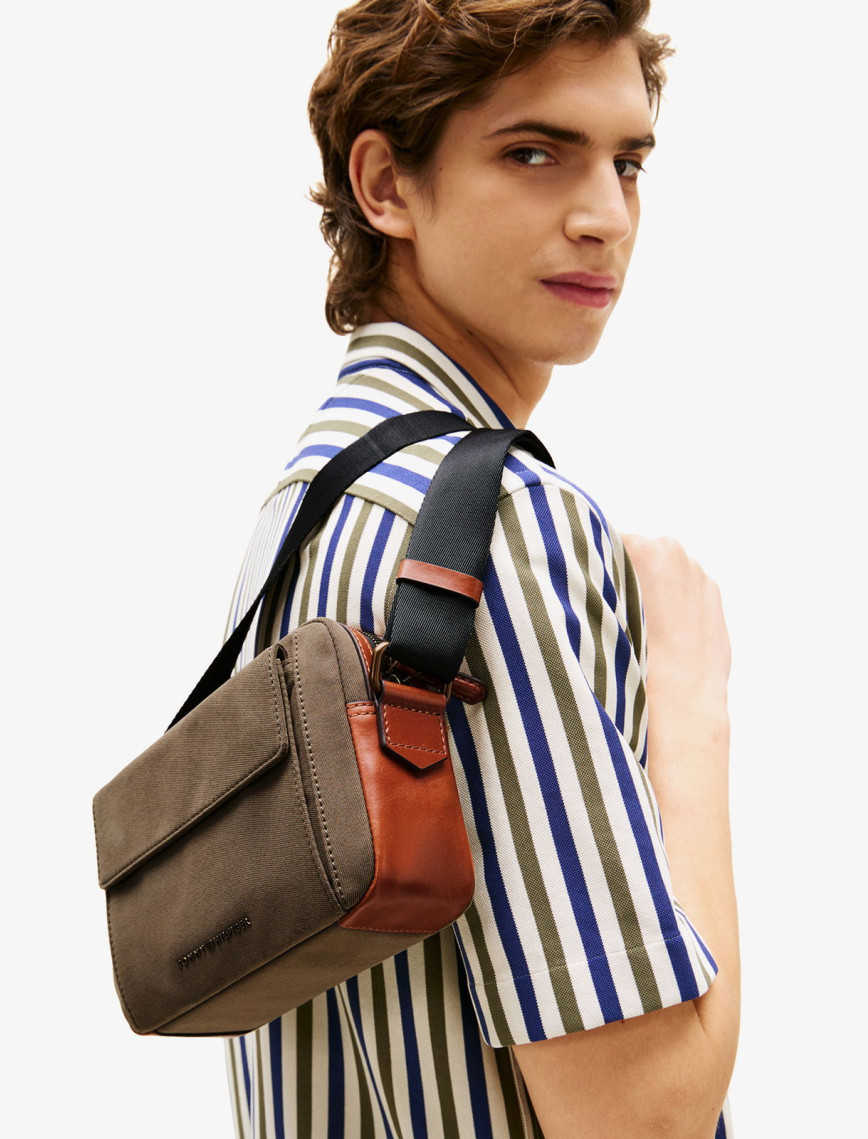 Tommy Hilfiger Casual Prep Erkek Kahverengi El Çantası