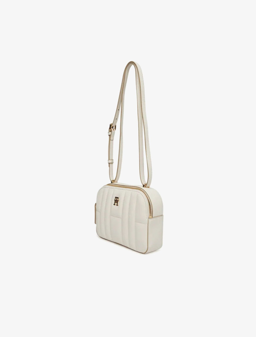 Tommy Hilfiger Feminine Kadın Krem Rengi El Çantası Tommy Hilfiger Feminine Kadın Krem Rengi El Çantası