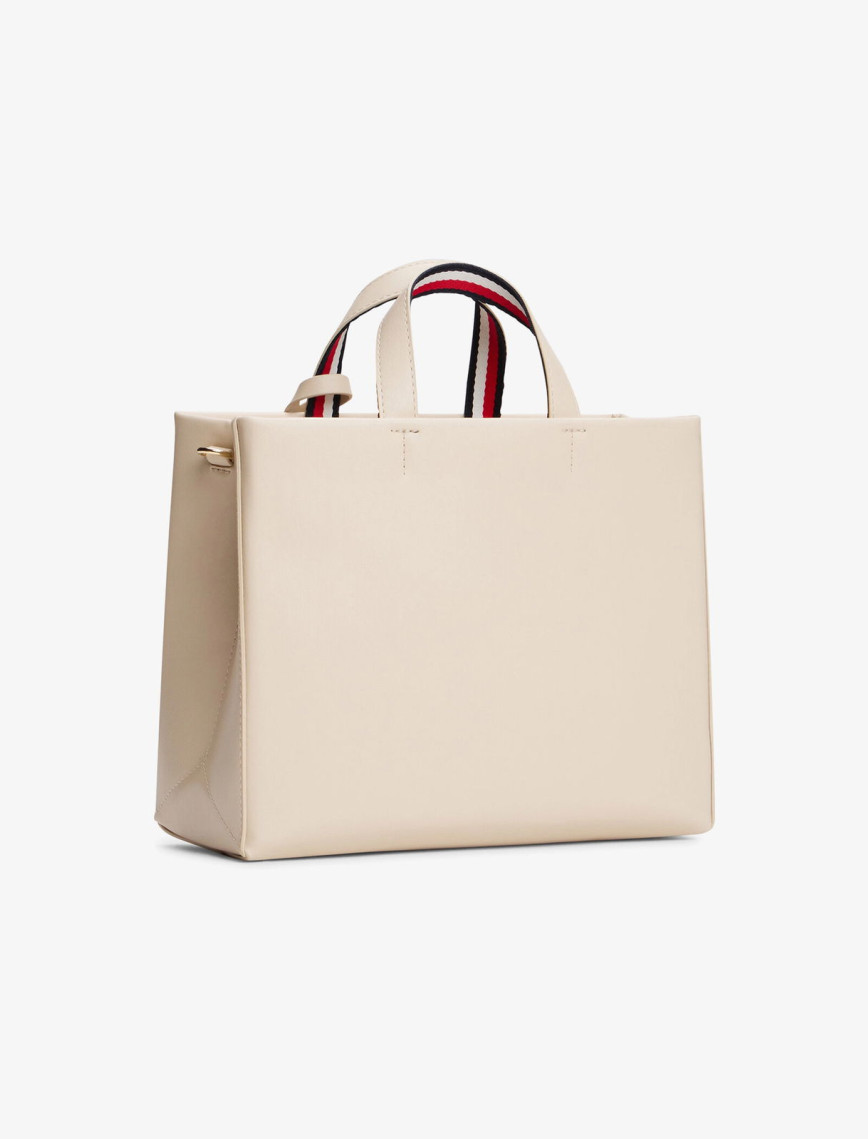 Tommy Hilfiger Established Med Shopper Kadın Bej El Çantası Tommy Hilfiger Established Med Shopper Kadın Bej El Çantası