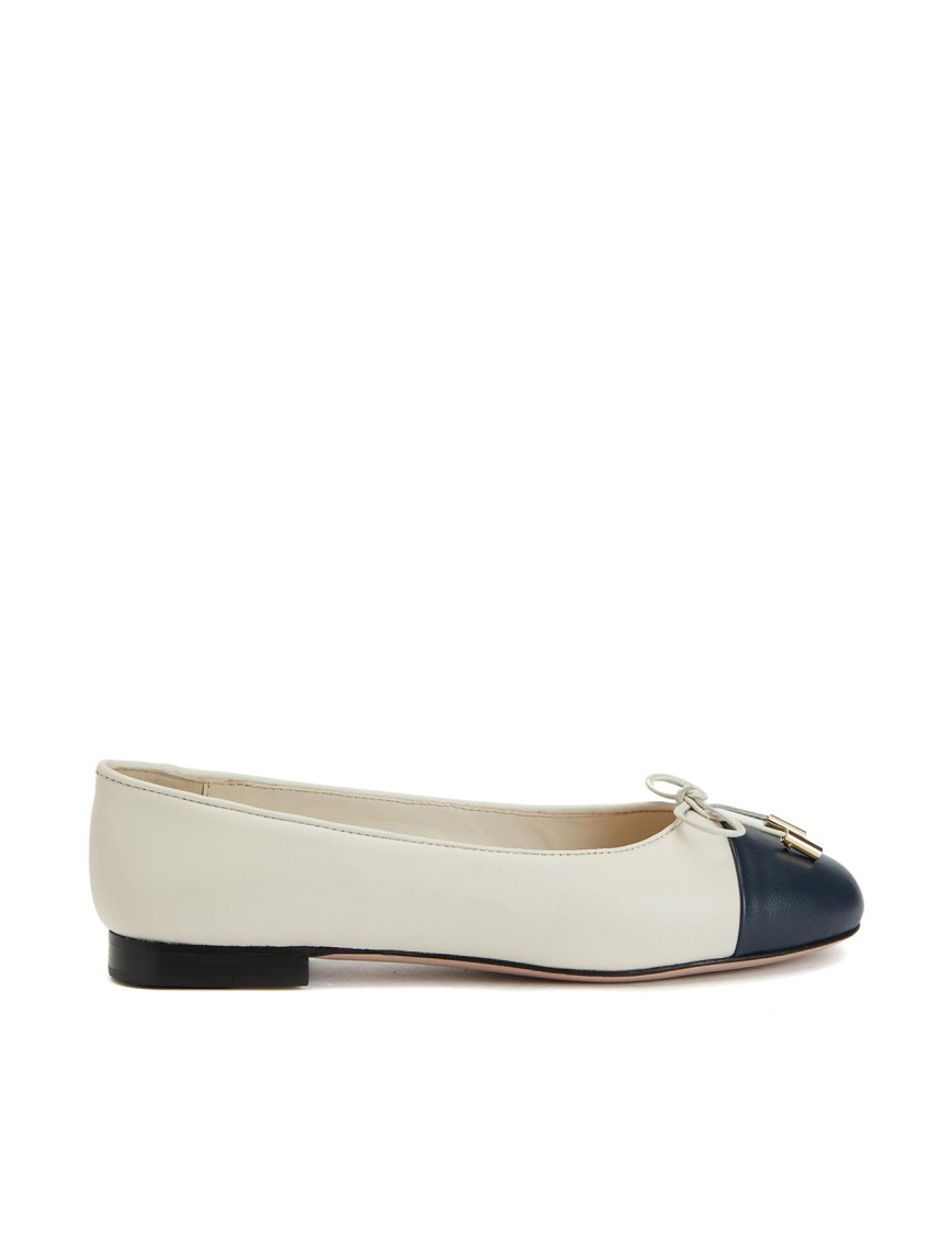 George Hogg Kadın Lacivert Bej Deri Babet George Hogg Kadın Lacivert Bej Deri Babet