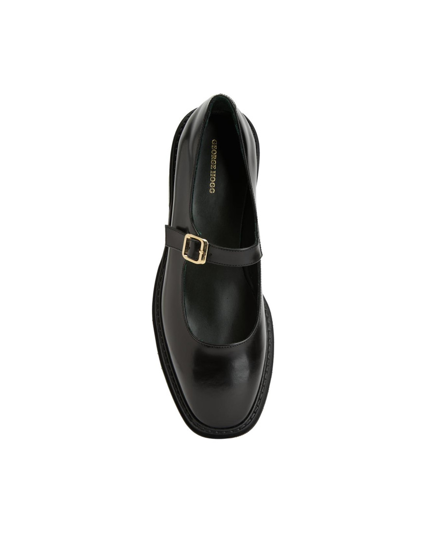 George Hogg Kadın Siyah Deri Babet George Hogg Kadın Siyah Deri Babet