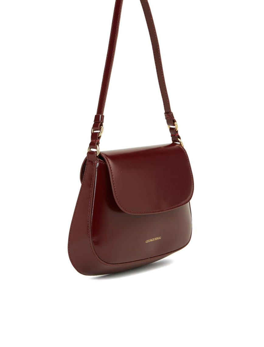 George Hogg Kadın Bordo Deri Postacı Çanta George Hogg Kadın Bordo Deri Postacı Çanta