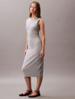Calvin Klein Contour Kadın Gri Elbise Calvin Klein Contour Kadın Gri Elbise