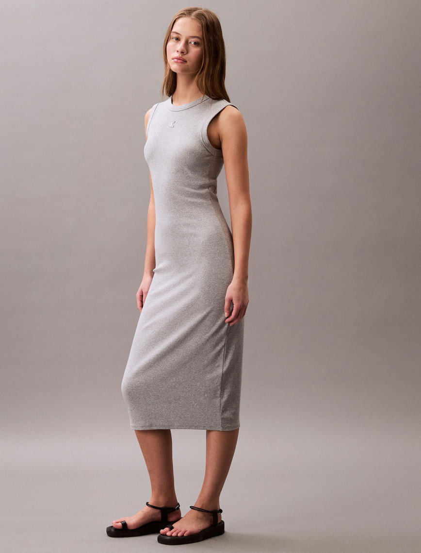 Calvin Klein Contour Kadın Gri Elbise Calvin Klein Contour Kadın Gri Elbise