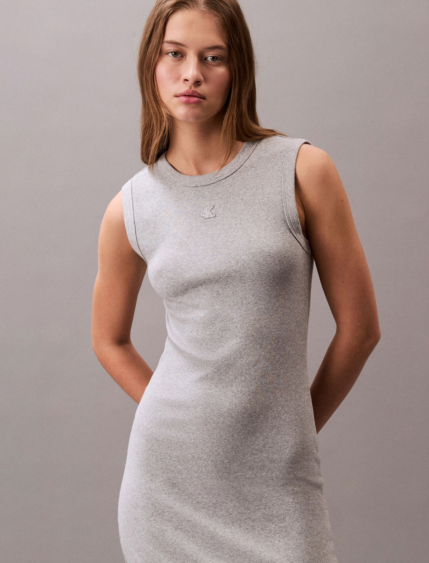 Calvin Klein Contour Kadın Gri Elbise Calvin Klein Contour Kadın Gri Elbise