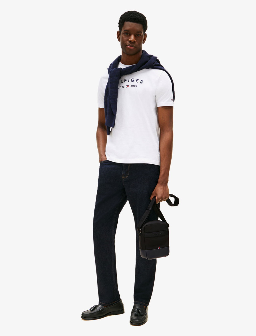 Tommy Hilfiger Nylon Travel Mini Reporter Erkek Siyah El Çantası Tommy Hilfiger Nylon Travel Mini Reporter Erkek Siyah El Çantası