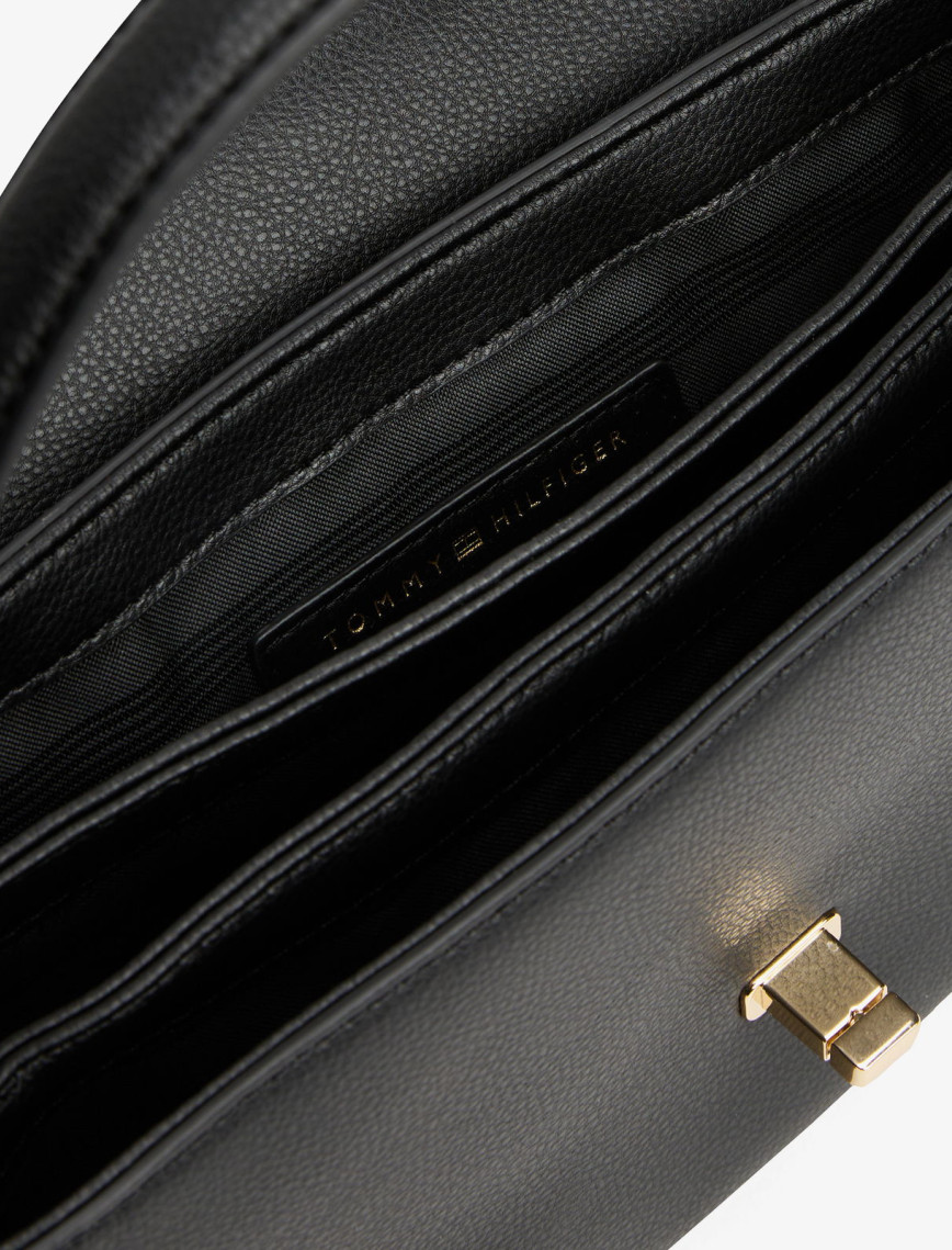 Tommy Hilfiger Modern Kadın Siyah El Çantası Tommy Hilfiger Modern Kadın Siyah El Çantası