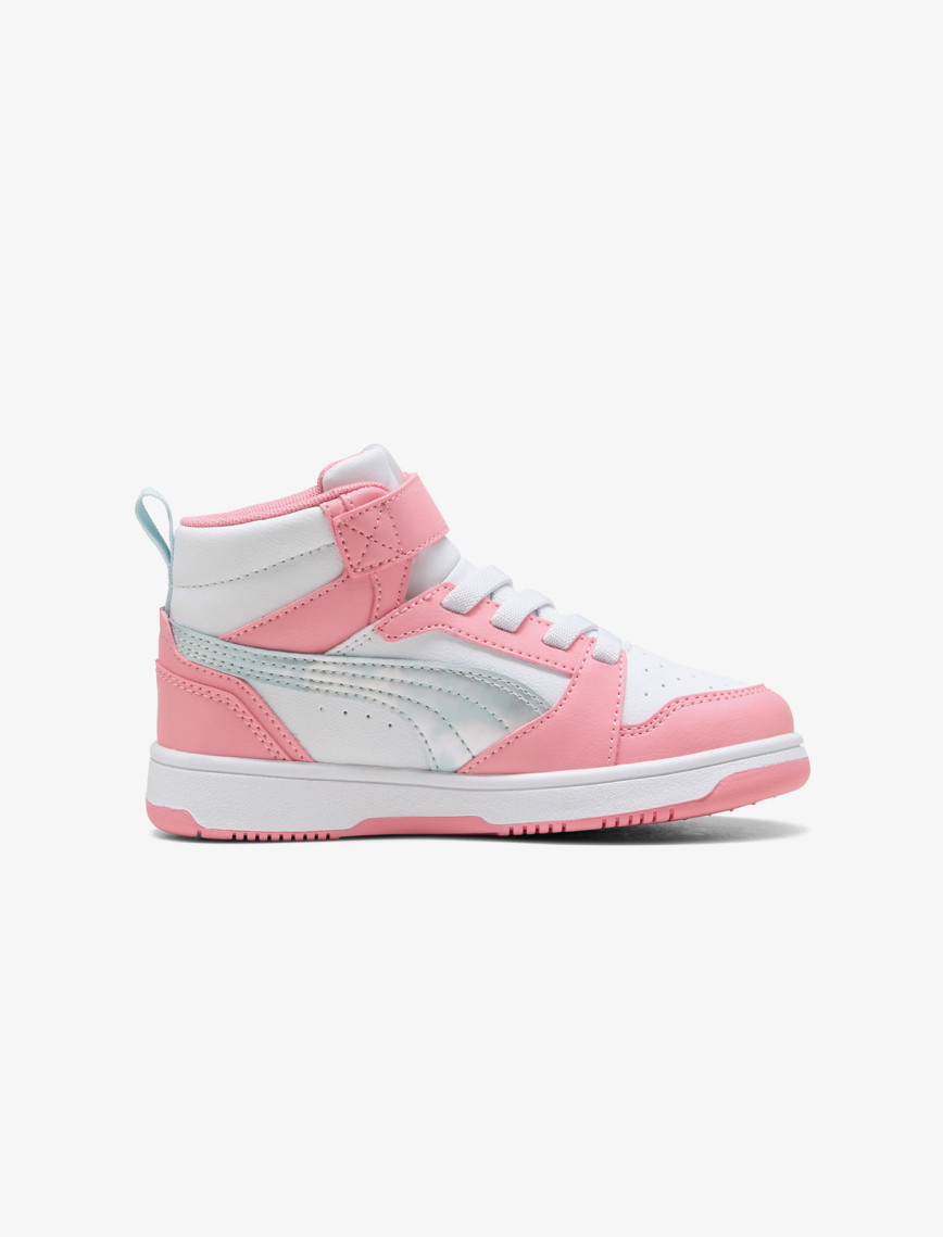Puma Rebound V6 Mid Space Belle Çocuk Pembe Spor Ayakkabı Puma Rebound V6 Mid Space Belle Çocuk Pembe Spor Ayakkabı