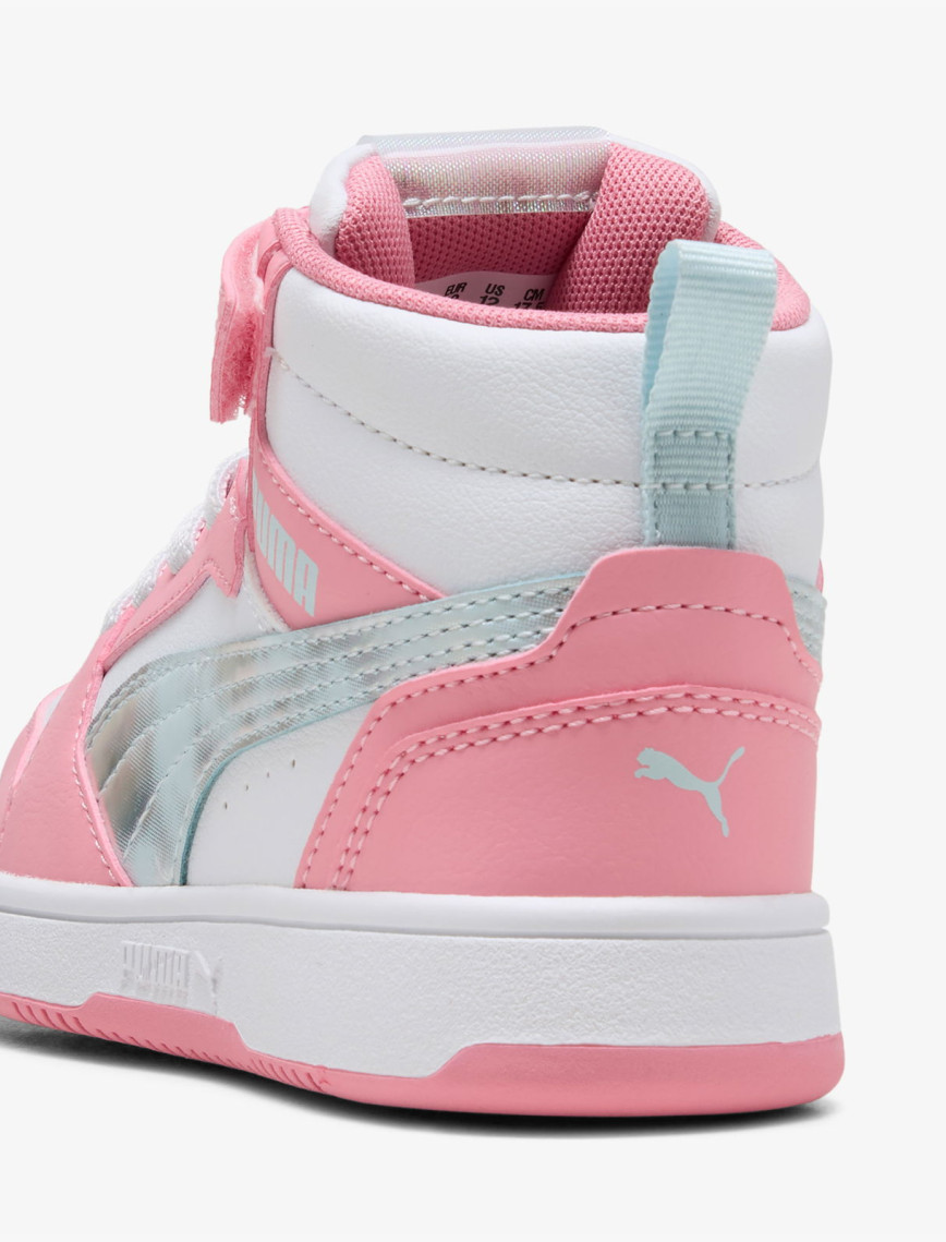 Puma Rebound V6 Mid Space Belle Çocuk Pembe Spor Ayakkabı Puma Rebound V6 Mid Space Belle Çocuk Pembe Spor Ayakkabı