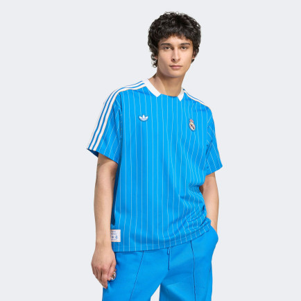 adidas Real Madrid Terrace Icons Erkek Mavi Forma adidas Real Madrid Terrace Icons Erkek Mavi Forma