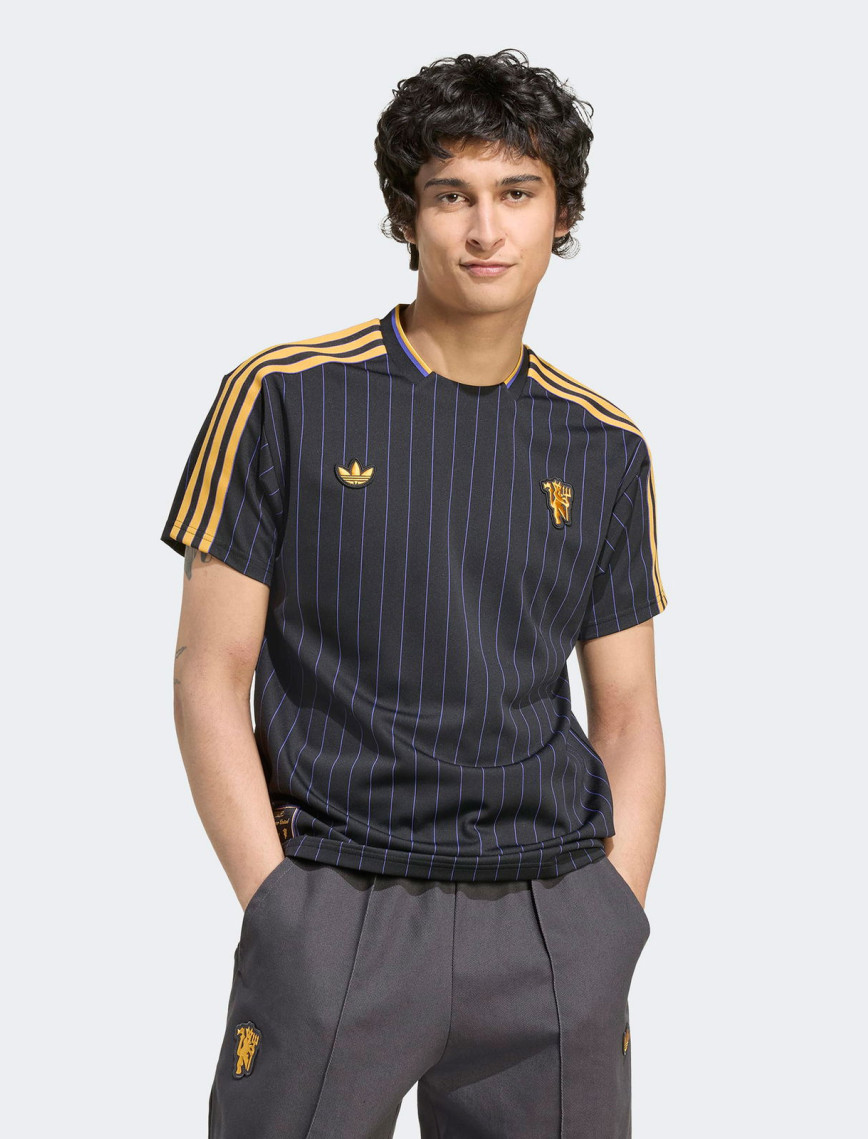 adidas Manchester United Terrace Icons Erkek Siyah Forma adidas Manchester United Terrace Icons Erkek Siyah Forma