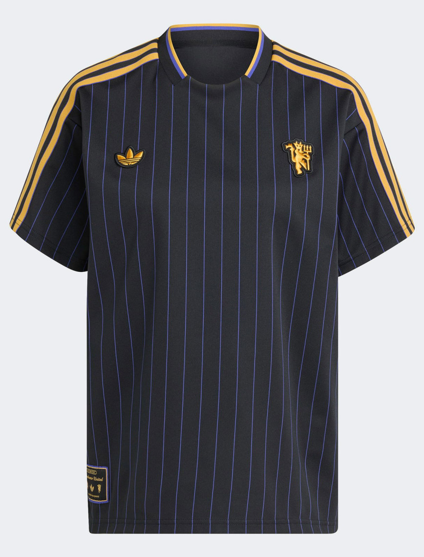 adidas Manchester United Terrace Icons Erkek Siyah Forma adidas Manchester United Terrace Icons Erkek Siyah Forma