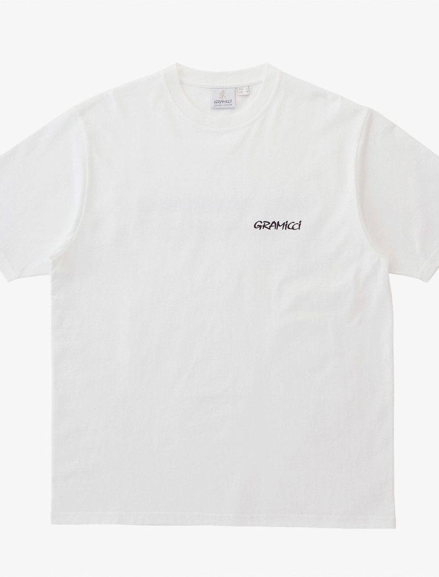 Gramicci Ice Axe Erkek Beyaz T-Shirt Gramicci Ice Axe Erkek Beyaz T-Shirt