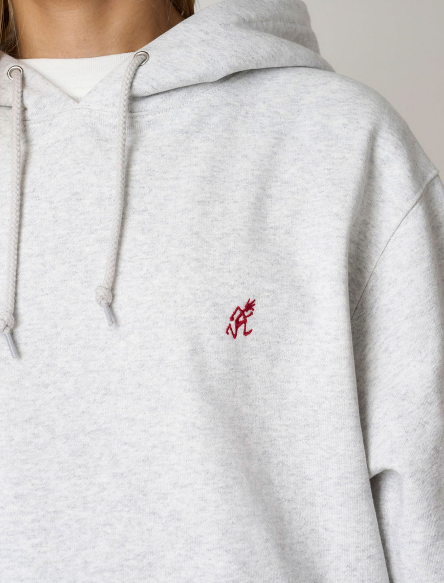 Gramicci One Point Hooded Erkek Gri Sweatshirt Gramicci One Point Hooded Erkek Gri Sweatshirt