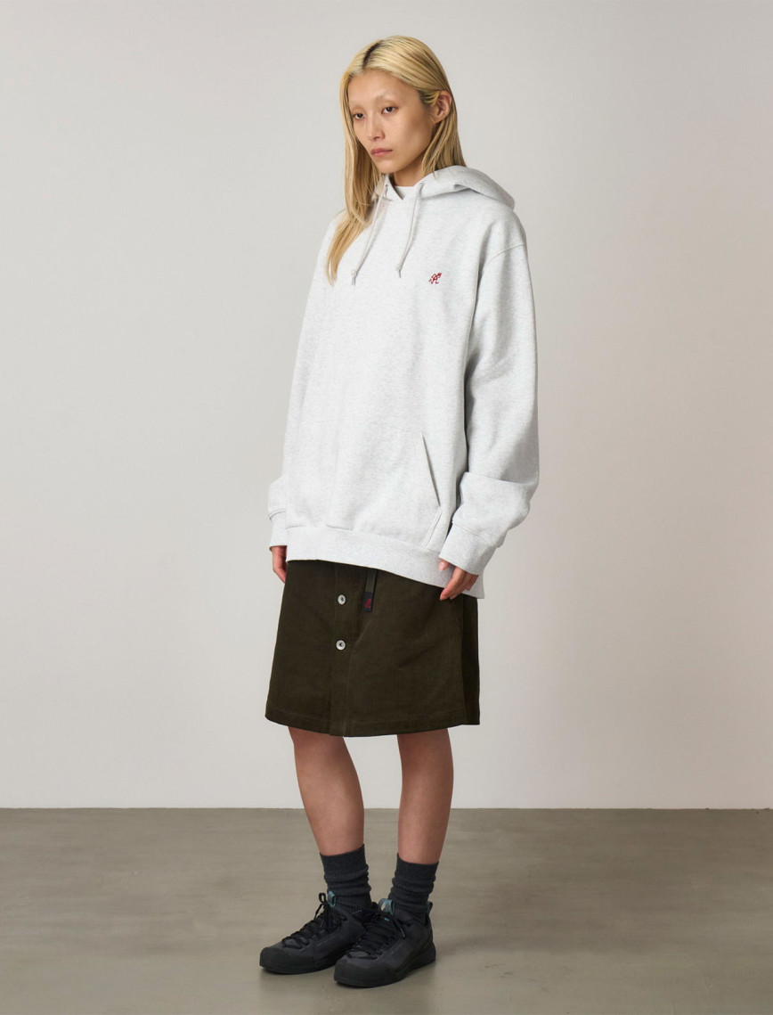 Gramicci One Point Hooded Erkek Gri Sweatshirt Gramicci One Point Hooded Erkek Gri Sweatshirt