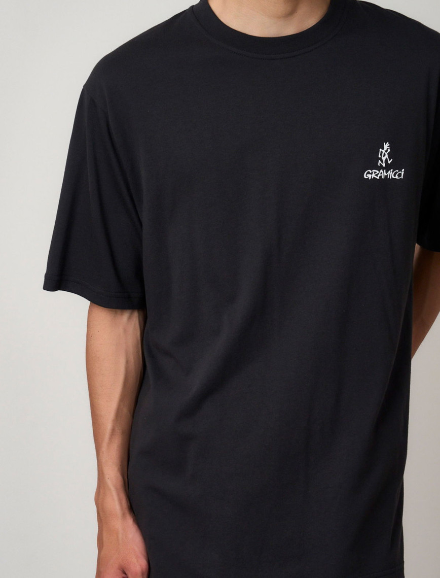 Gramicci One Point Logo Erkek Siyah T-Shirt Gramicci One Point Logo Erkek Siyah T-Shirt