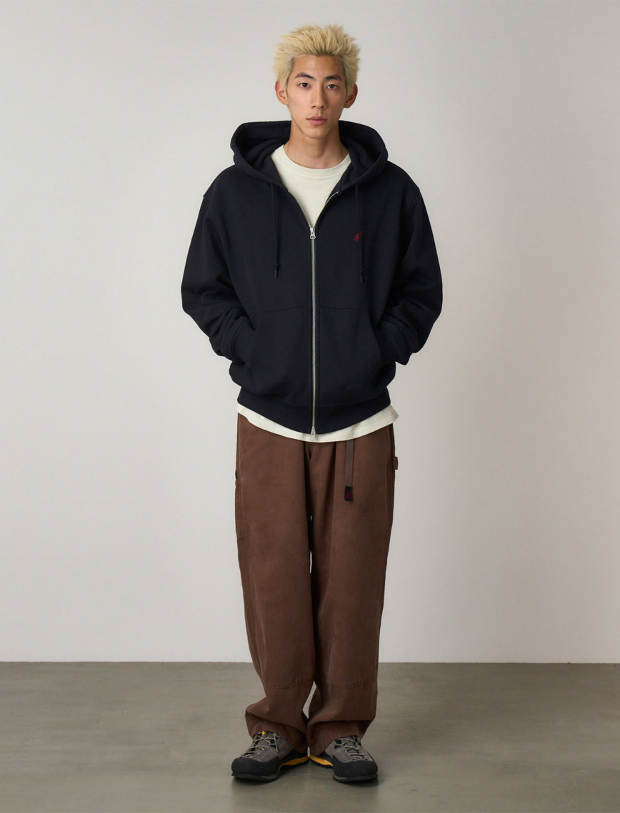 Gramicci One Point Hooded Zip Erkek Lacivert Sweatshirt Gramicci One Point Hooded Zip Erkek Lacivert Sweatshirt