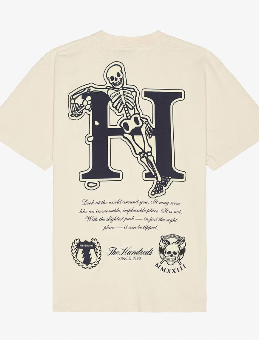 The Hundreds End Of The Beginning Erkek Beyaz T-Shirt The Hundreds End Of The Beginning Erkek Beyaz T-Shirt