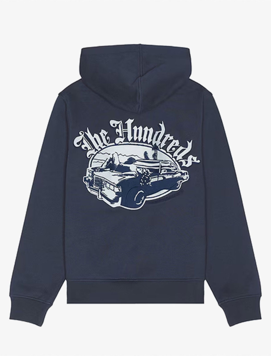 The Hundreds Vibes Pullover Erkek Lacivert Hoodie The Hundreds Vibes Pullover Erkek Lacivert Hoodie