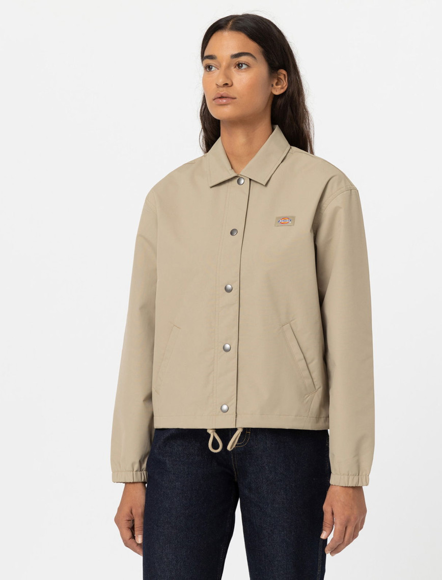 Dickies Oakport Cropped Coach Kadın Haki Ceket