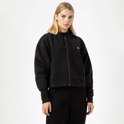 Dickies Oakport Zip Kadın Siyah Sweatshirt Dickies Oakport Zip Kadın Siyah Sweatshirt
