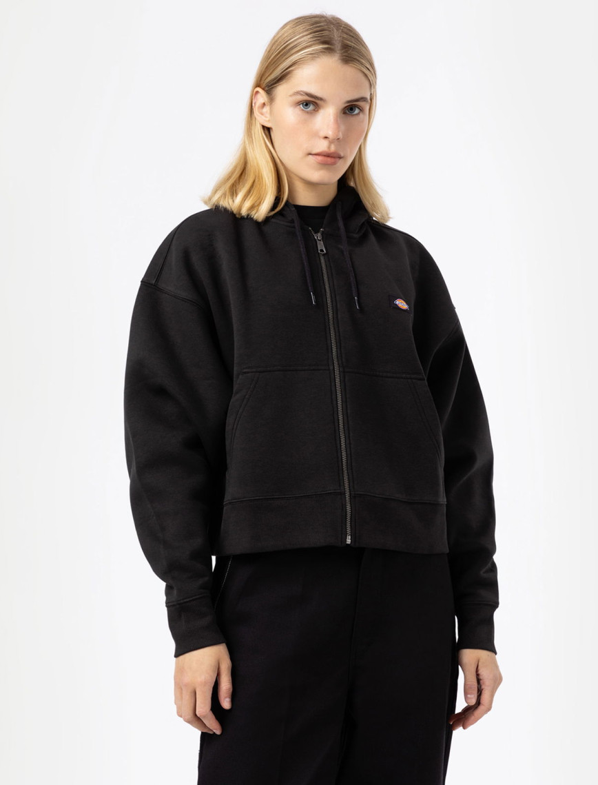 Dickies Oakport Zip Kadın Siyah Sweatshirt Dickies Oakport Zip Kadın Siyah Sweatshirt
