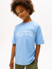 Tommy Hilfiger Mixed Graphic Çocuk Mavi T-Shirt Tommy Hilfiger Mixed Graphic Çocuk Mavi T-Shirt