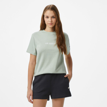 Champion Icons SS Kadın Yeşil T-Shirt Champion Icons SS Kadın Yeşil T-Shirt