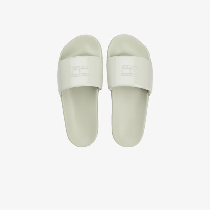 Tommy Jeans Flag Kadın Yeşil Terlik Tommy Jeans Flag Kadın Yeşil Terlik