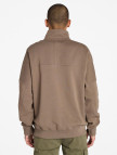 Timberland Erkek Kahverengi Çeyrek Fermuarlı Sweatshirt Timberland Erkek Kahverengi Çeyrek Fermuarlı Sweatshirt