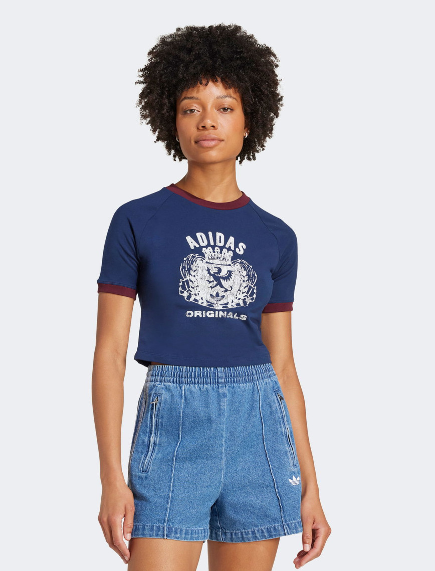 adidas Grfx Kadın Lacivert T-Shirt adidas Grfx Kadın Lacivert T-Shirt