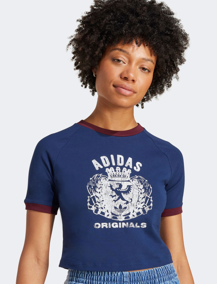 adidas Grfx Kadın Lacivert T-Shirt adidas Grfx Kadın Lacivert T-Shirt