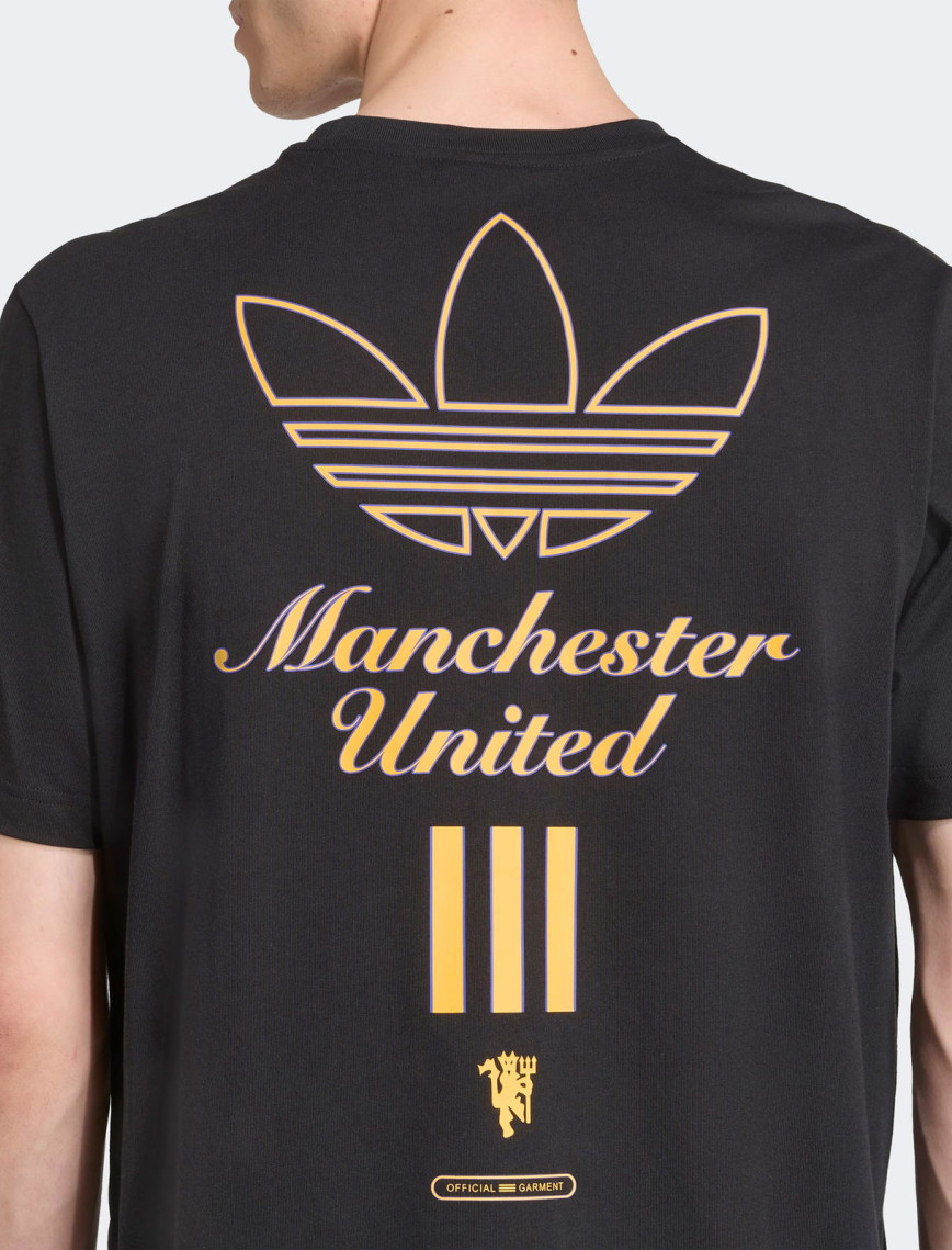 adidas Manchester United Terrace Icons Graphic Erkek Siyah T-Shirt adidas Manchester United Terrace Icons Graphic Erkek Siyah T-Shirt