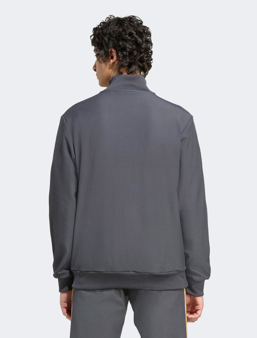 adidas Manchester United Terrace Icons Erkek Koyu Gri Fermuarlı Sweatshirt adidas Manchester United Terrace Icons Erkek Koyu Gri Fermuarlı Sweatshirt