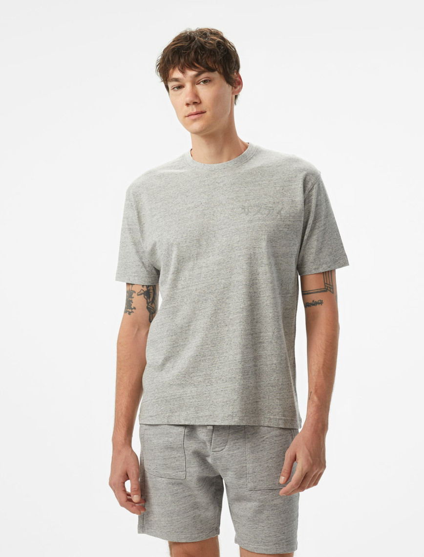 The Stay Line Haruka Oversized Erkek Gri T-Shirt The Stay Line Haruka Oversized Erkek Gri T-Shirt