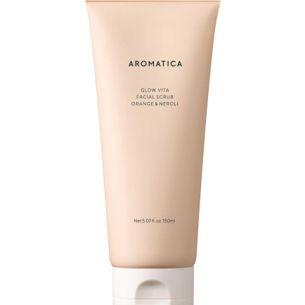 Aromatica Glow Vita Facial Scrub Orange & Neroli 150ml - Canlandırıcı Vegan Vitamin & Kil Scrub Aromatica Glow Vita Facial Scrub Orange & Neroli 150ml - Canlandırıcı Vegan Vitamin & Kil Scrub