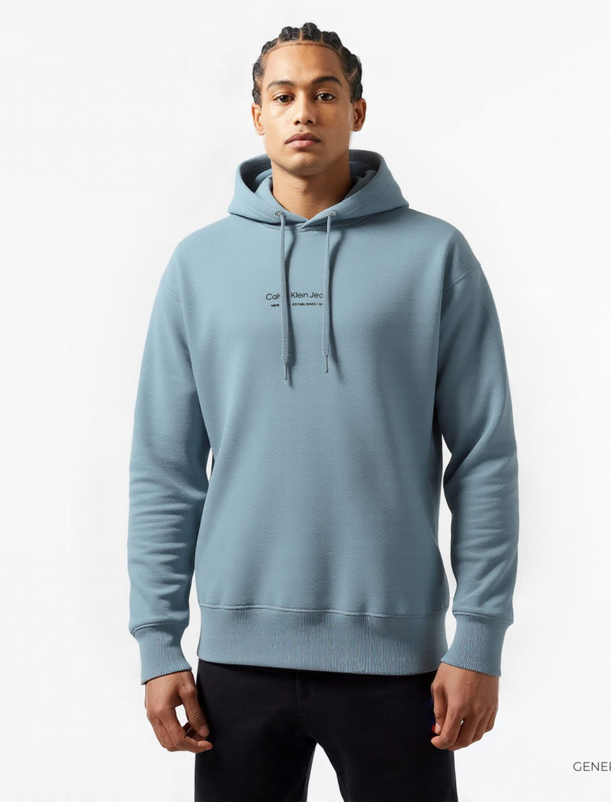 Calvin Klein Jeans Erkek Mavi Sweatshirt Calvin Klein Jeans Erkek Mavi Sweatshirt