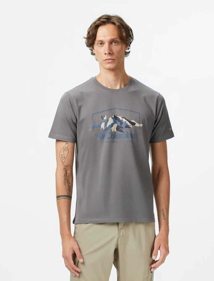 Columbia Csc M Brush With Nature Erkek Gri T-Shirt Columbia Csc M Brush With Nature Erkek Gri T-Shirt