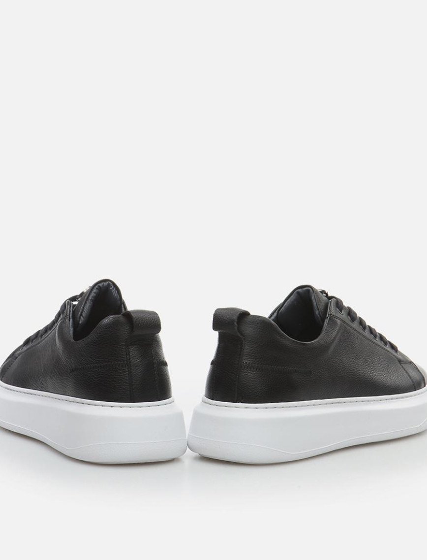 Erkek Deri Siyah Günlük Ayakkabı Erkek Deri Siyah Günlük Ayakkabı