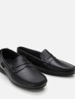 Erkek Deri Siyah Günlük Loafer Erkek Deri Siyah Günlük Loafer
